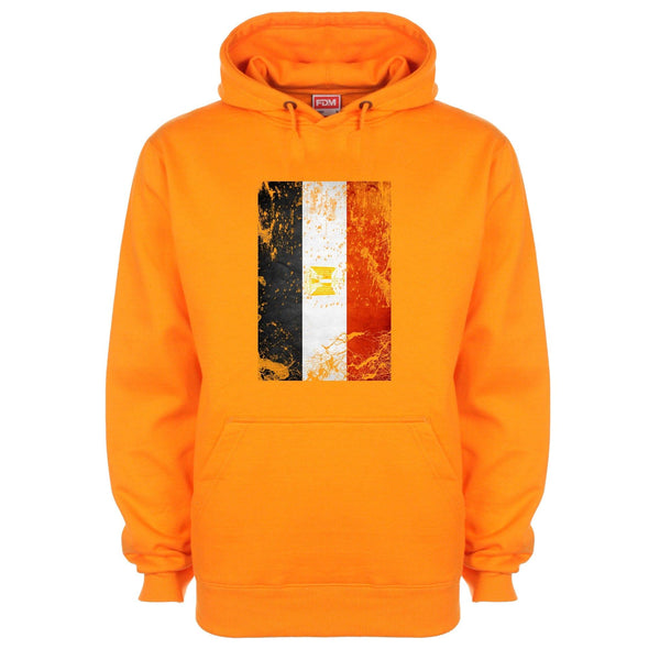 Egypt Distressed Flag Printed Hoodie - Mr Wings Emporium 