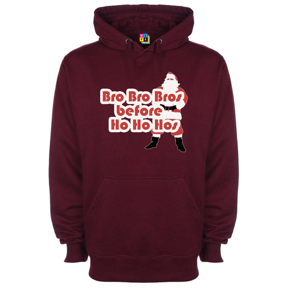 Bro's Before Ho's Printed Hoodie - Mr Wings Emporium 