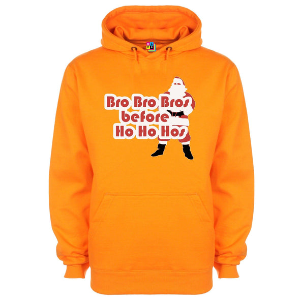 Bro's Before Ho's Printed Hoodie - Mr Wings Emporium 