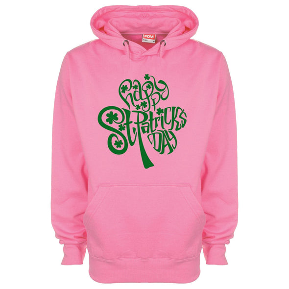 Happy St Patrick's Day Shamrock St Patrick's Printed Hoodie - Mr Wings Emporium 