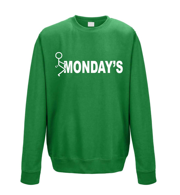 Fuck Monday's Printed Sweatshirt - Mr Wings Emporium 