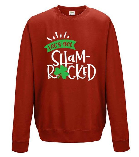 Let's Get Shamrocked St Patrick's Day Printed Sweatshirt - Mr Wings Emporium 