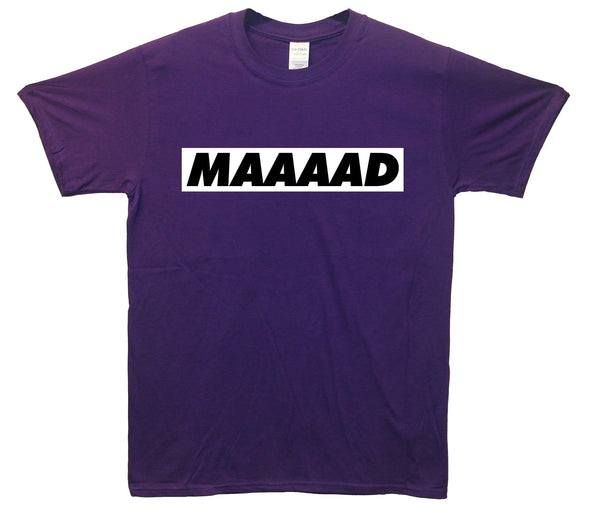 MAAAAD Banner Printed T-Shirt - Mr Wings Emporium 