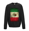 Mexico Distressed Flag Printed Sweatshirt - Mr Wings Emporium 