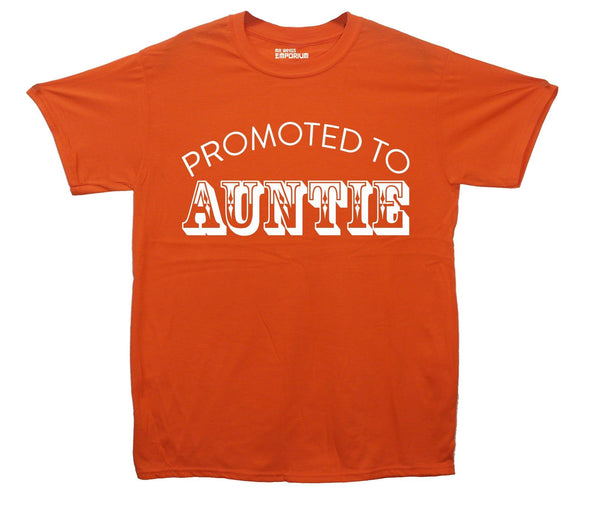 Promoted To Auntie Printed T-Shirt - Mr Wings Emporium 