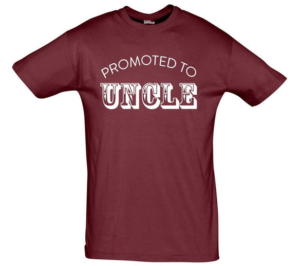 Promoted To Uncle Printed T-Shirt - Mr Wings Emporium 