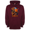 Scarecrow Halloween Pumpkin Printed Hoodie - Mr Wings Emporium 