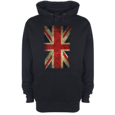 Union Jack Britain Distressed Flag Printed Hoodie - Mr Wings Emporium 