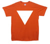 Upside Down Triangle Printed T-Shirt - Mr Wings Emporium 