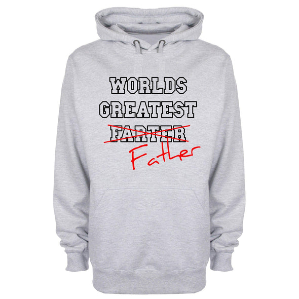 World's Greatest Farter/Father Printed Hoodie - Mr Wings Emporium 